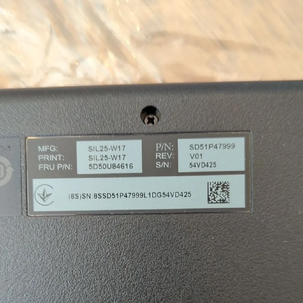 Lenovo Black USB Wired Keyboard and Mouse Set